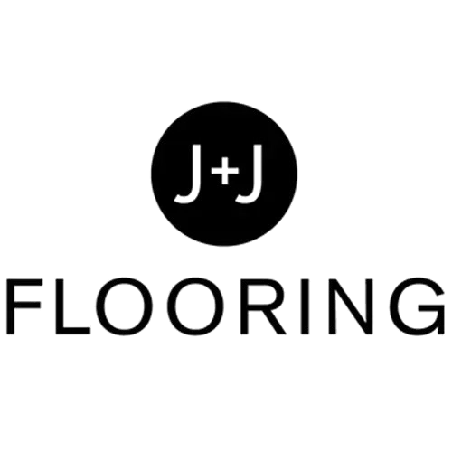 J+J Flooring modular carpet tile and high-performance floors logo. Idaho flooring subcontractor.